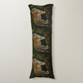 Stehend Tiger Safari Seitenschläferkissen (Vorderseite Vertikal)