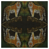Stehend Tiger Safari Stoff (Muster)