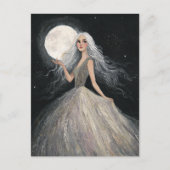 Stehend unter Vollmond Postkarte (Vorderseite)