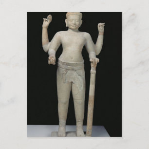 Stehend Vishnu Postkarte