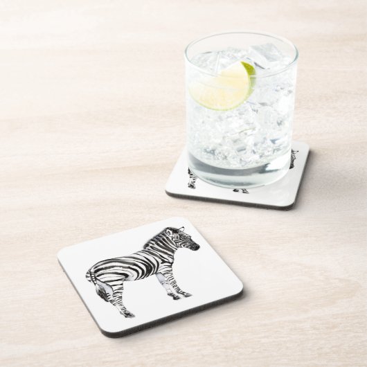 Stehend Zebra Getränkeuntersetzer (Rechte Seite)