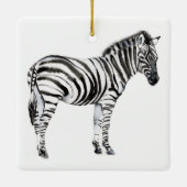 Stehend Zebra Keramikornament (Rückseite)