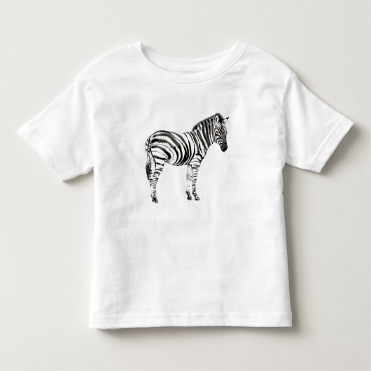 Stehend Zebra Kleinkind T-shirt (Vorderseite)