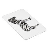 Stehend Zebra Magnet (Rechte Seite)