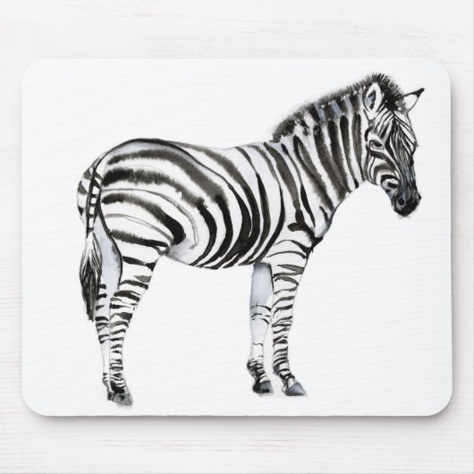 Stehend Zebra Mousepad (Vorne)