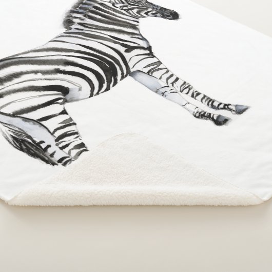Stehend Zebra Sherpadecke (3/4)