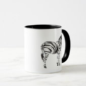 Stehend Zebra Tasse (VorderseiteRechts)