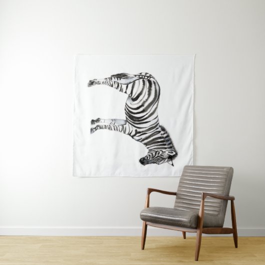 Stehend Zebra Wandteppich (Beispiel (Horizontal))