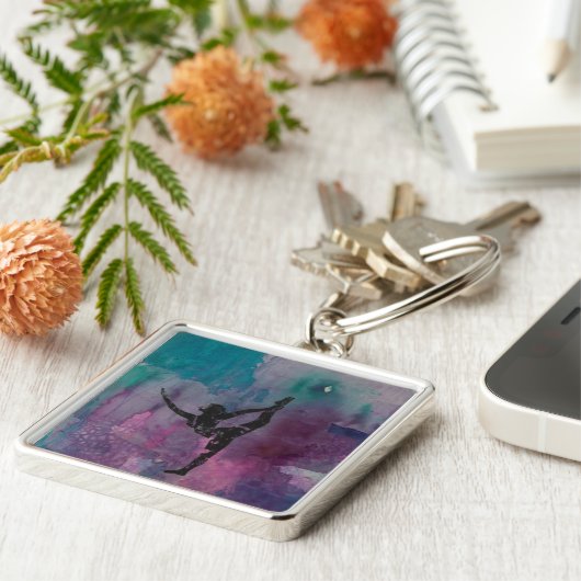 Stehende Bein-Ausdehnung YG - erstklassiger Schlüsselanhänger (Seite)