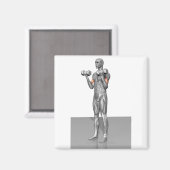 Stehende Biceps Curl 2 Magnet (Vorderseite/Rückseite)