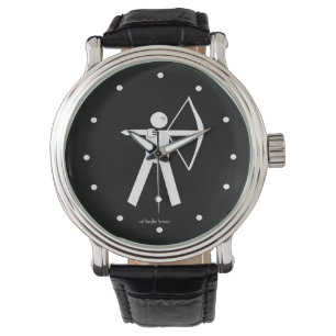 Stehende Bogenschütze-Uhr (2) Armbanduhr