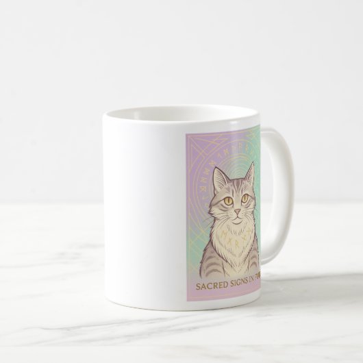 Stehende Cat Tasse - Sass in der Luft (VorderseiteRechts)