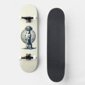 Stehende Dackel Skateboard (Vorderseite)
