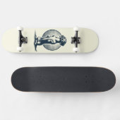 Stehende Dackel Skateboard (Horizontal)