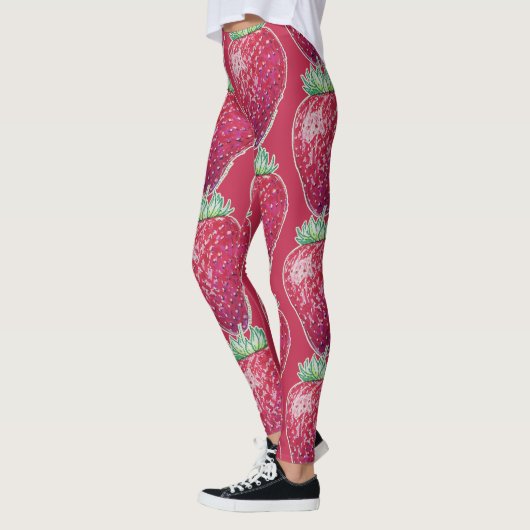 Stehende Erdbeere Leggings (Links)
