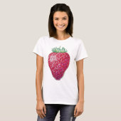 Stehende Erdbeere T-Shirt (Vorne ganz)