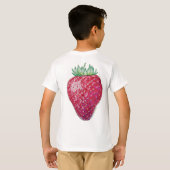 Stehende Erdbeere T-Shirt (Schwarz voll)