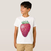 Stehende Erdbeere T-Shirt (Vorne ganz)