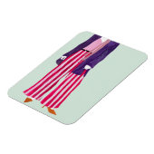 Stehende Fashion-Abbildung: Strickende Pants Magnet (Linke Seite)