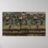 Stehende Garde - kleines Plakat (Vorne)