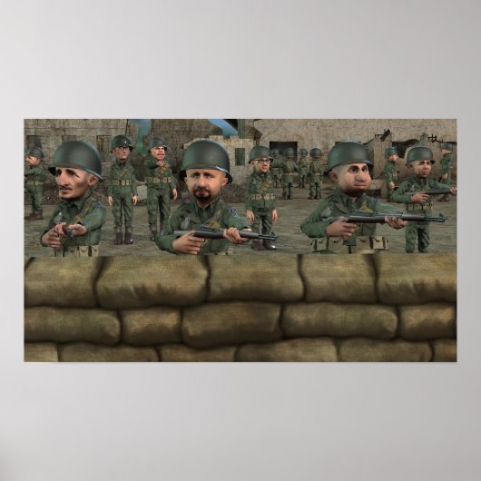 Stehende Garde - kleines Plakat (Vorne)