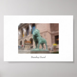 Stehende Garde Poster