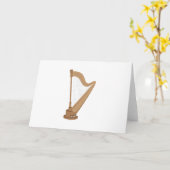 Stehende Harfe Karte (Gelbe Blume)