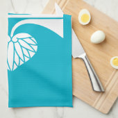 Stehende Hollyhocks Handtuch (Viertel Falte)