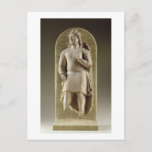 Stehende Jugend oder Maitreya, Gandhara (Stuck) Postkarte (Vorderseite)