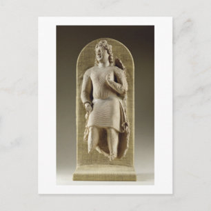 Stehende Jugend oder Maitreya, Gandhara (Stuck) Postkarte