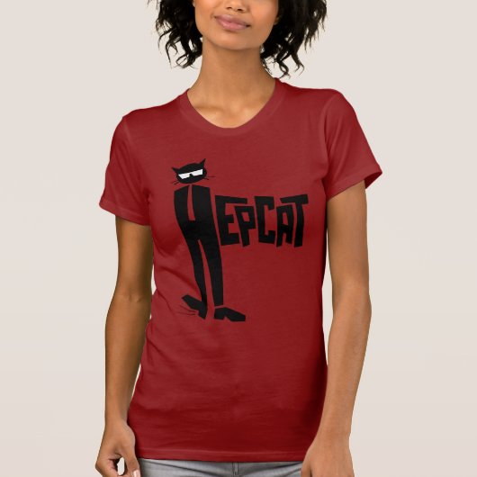 Stehende Katze T-Shirt (Vorderseite)