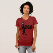 Stehende Katze T-Shirt (Vorne ganz)