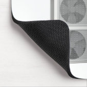 Stehende Klimaanlage im großen Stock Mousepad (Ecke)
