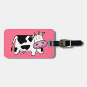 Stehende Kuh mit Milchkühe Gepäckanhänger (Vorderseite horizontal)