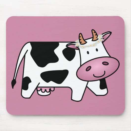 Stehende Kuh mit Milchkühe Mousepad (Vorne)