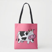 Stehende Kuh mit Milchkühe Tasche (Vorderseite)