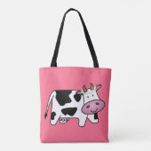 Stehende Kuh mit Milchkühe Tasche (Rückseite)
