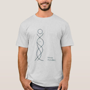 Stehende Kunststruktur T-Shirt