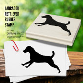 Stehende Labrador Retriever Rubber Briefmarke Gummistempel