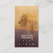 Stehende Leuchte | Minimalistischer Baum-Design Visitenkarte (Vorderseite)