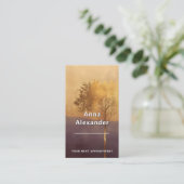Stehende Leuchte | Minimalistischer Baum-Design Visitenkarte (Stehend Vorderseite)