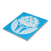 Stehende Lotus-Blume Fliese (Seite)