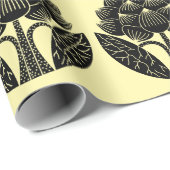 Stehende Lotus-Blume Geschenkpapier (Rolleneckpunkt)