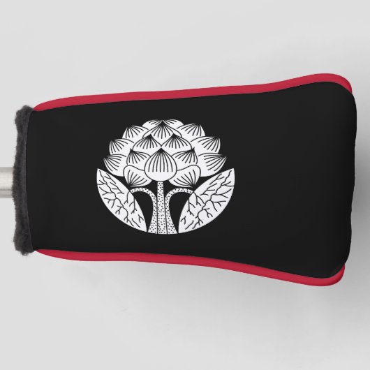 Stehende Lotus-Blume Golf Headcover (Vorderseite)