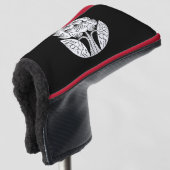 Stehende Lotus-Blume Golf Headcover (3/4 Vorderseite)