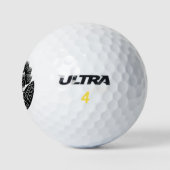 Stehende Lotus-Blume Golfball (Logo)