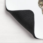 Stehende männliche Tablet-Katze Mousepad (Ecke)