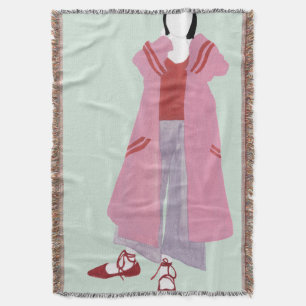 Stehende Mode-Zahl - übergroße Jacke Decke