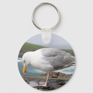 stehende Moewe Schlüsselanhänger
