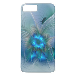 Stehende Ovationen, abstrakte blaue Turquoise-Frak Case-Mate iPhone Hülle